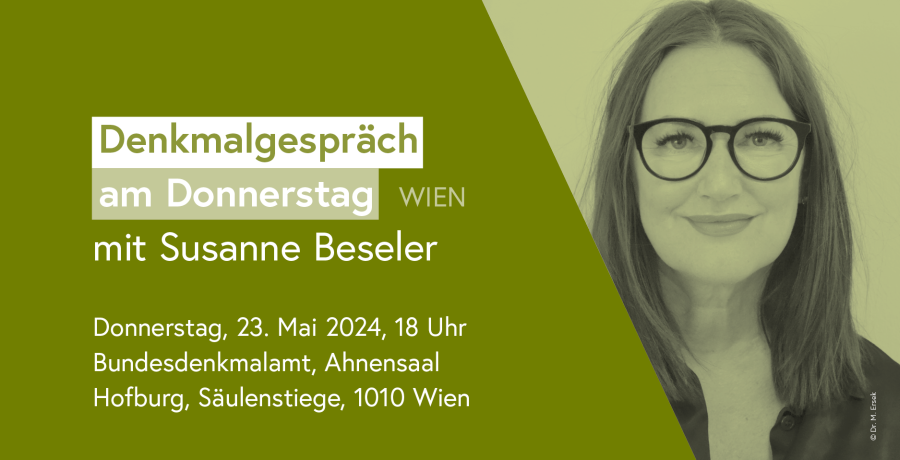 Slider zum "Denkmalgespräch am Donnerstag" mit Susanne Beseler